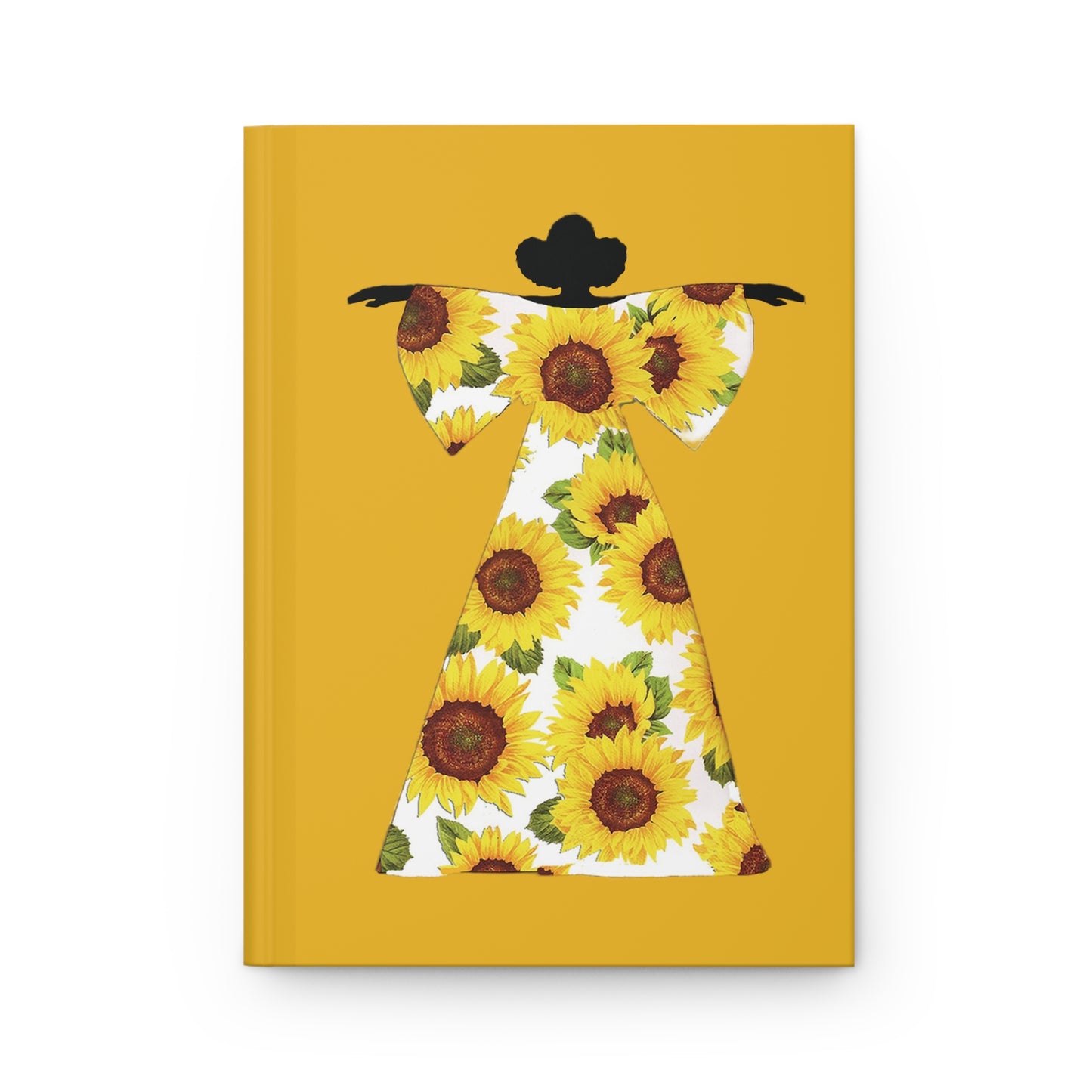 Sunflower Dress Hardcover Journal Matte