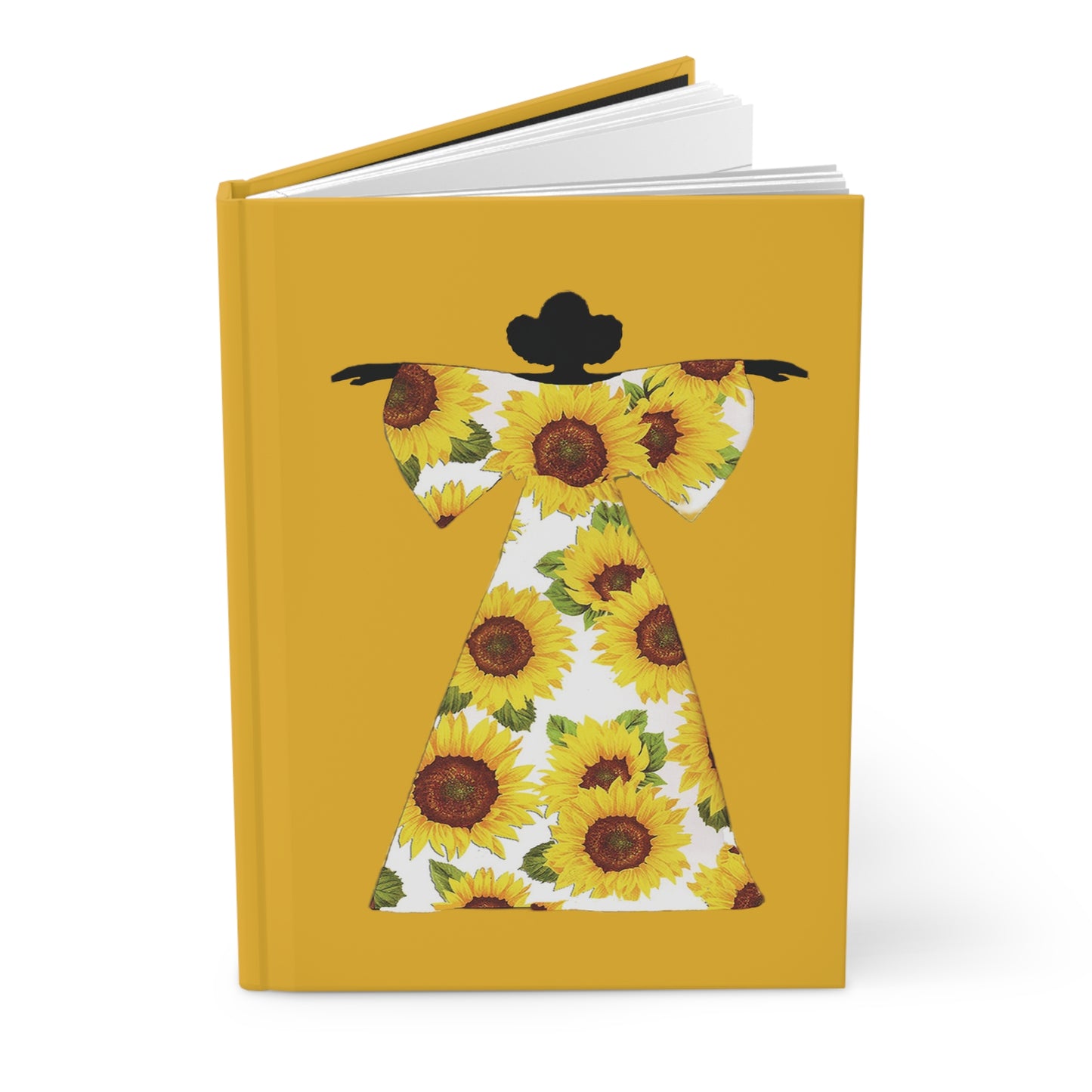 Sunflower Dress Hardcover Journal Matte