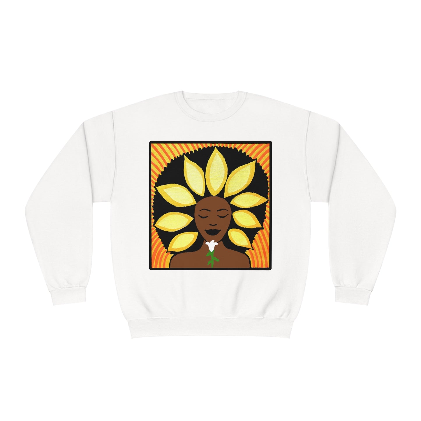 Sunflower Crewneck Sweatshirt - Yes Lioness Arts
