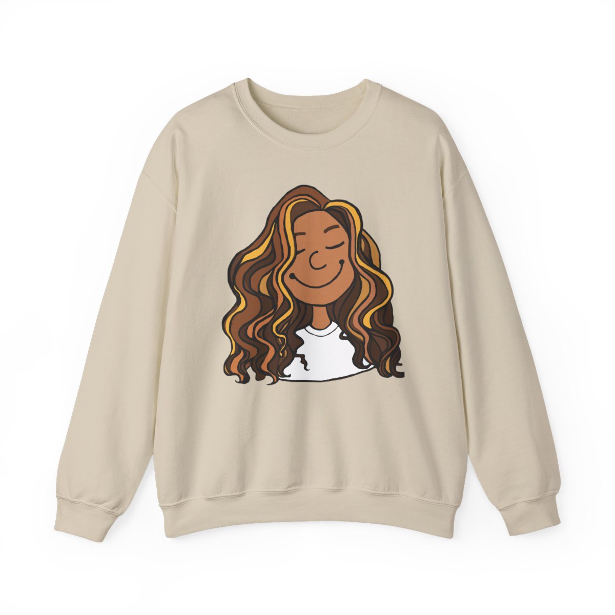 The Imani Curls Crewneck