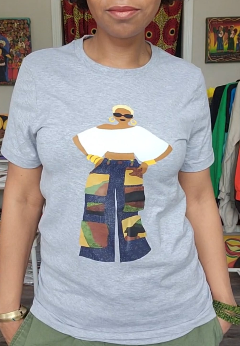 Camo Cargo Queen BLONDE Hair