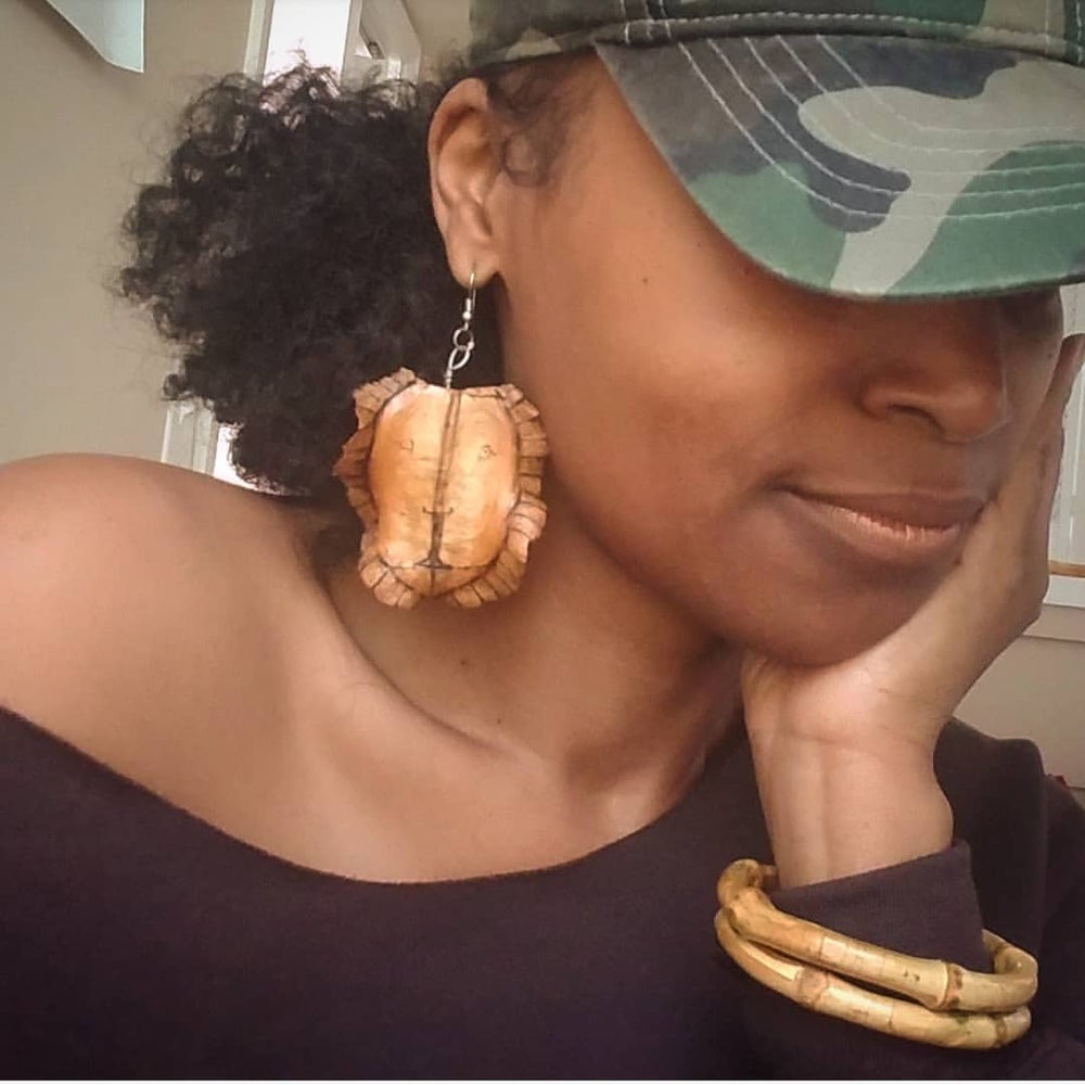 The Lion Leaf Earrings - Yes Lioness Arts