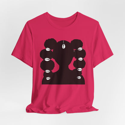 Afro Ponytails & Cowries Shells T- Shirt