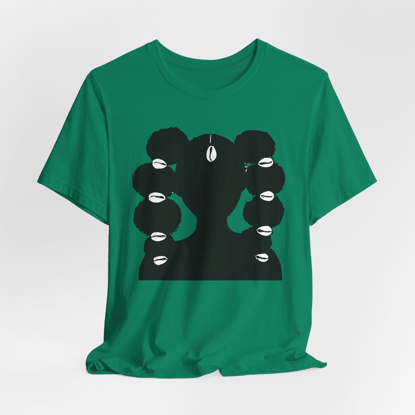Afro Ponytails & Cowries Shells T- Shirt