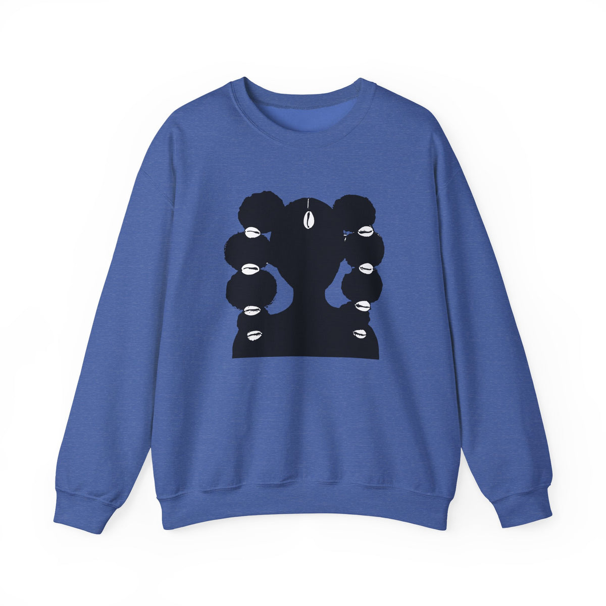 Copy of Fro Hawk with Cowrie Shells Crewneck Sweatshirt