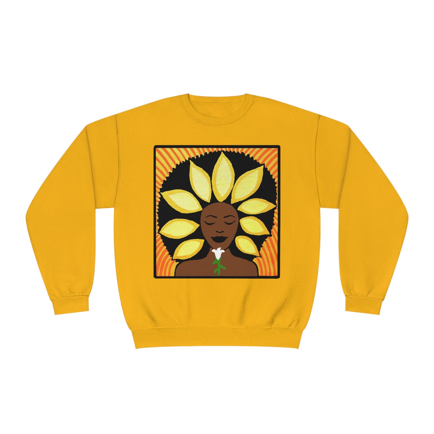 Sunflower Crewneck Sweatshirt - Yes Lioness Arts