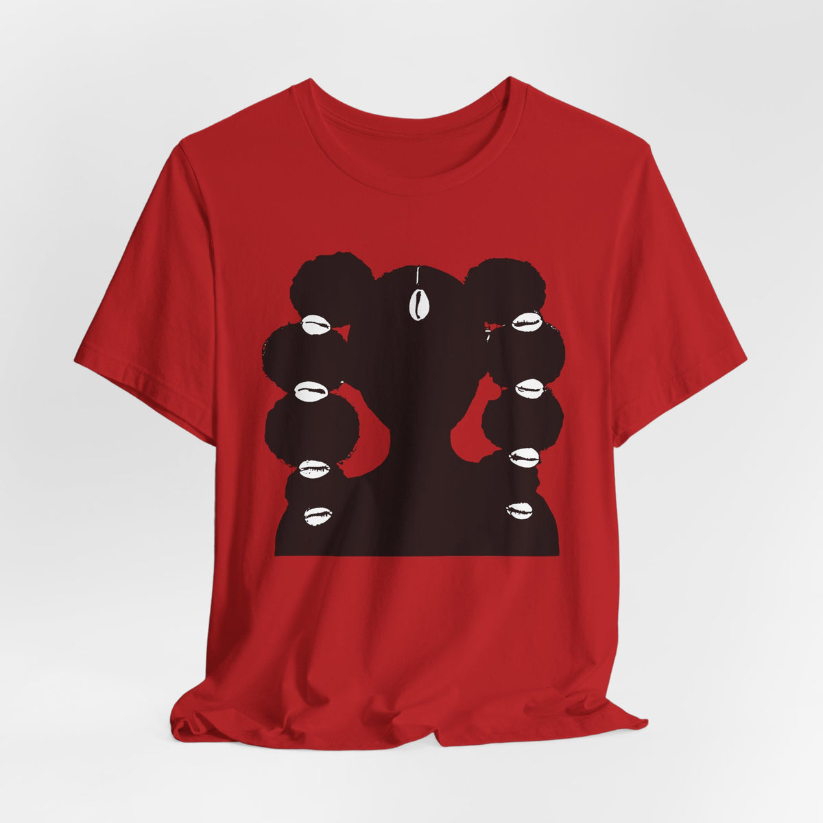 Afro Ponytails & Cowries Shells T- Shirt