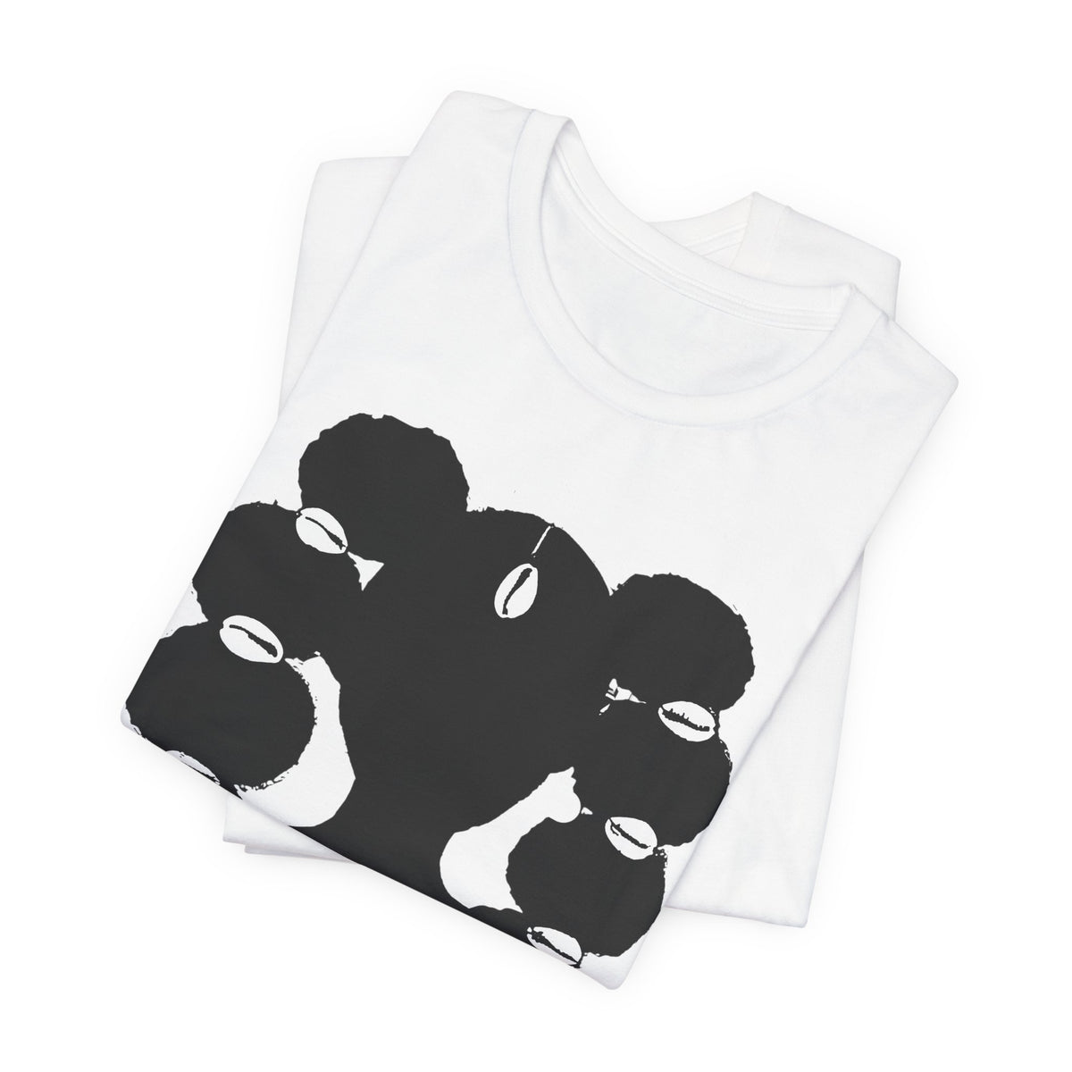 Afro Ponytails & Cowries Shells T- Shirt