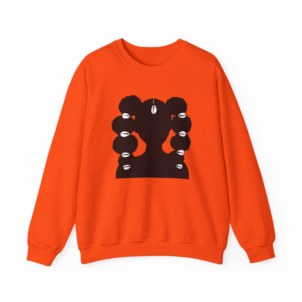 Copy of Fro Hawk with Cowrie Shells Crewneck Sweatshirt