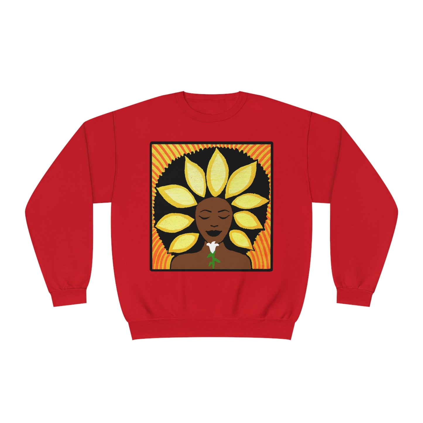 Sunflower Crewneck Sweatshirt - Yes Lioness Arts