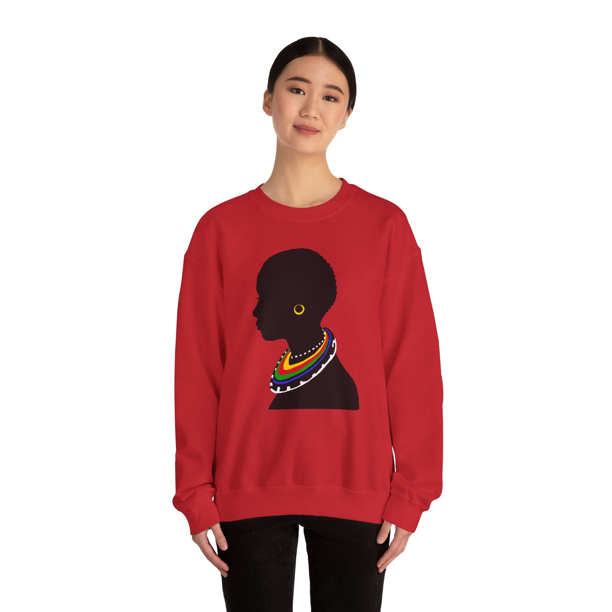 Tribal Crewneck Sweatshirt - Yes Lioness Arts