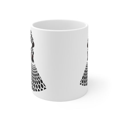 Black Princess Mug 11oz - Yes Lioness Arts