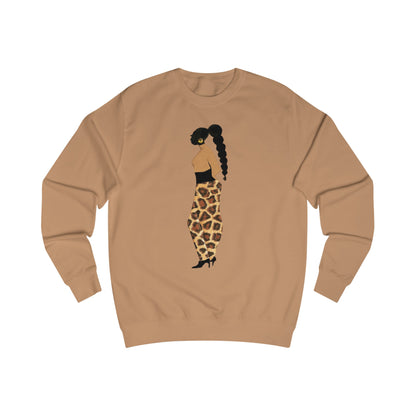 Leopard Pony Crewneck Sweatshirt - Yes Lioness Arts