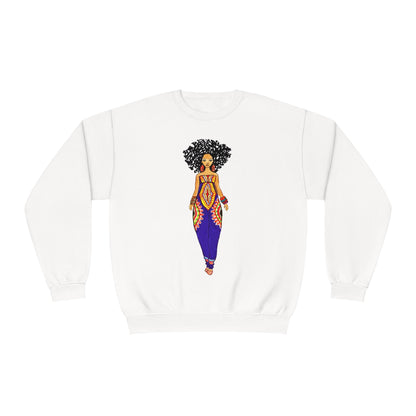 Afro Dashiki Crewneck Sweatshirt - Yes Lioness Arts