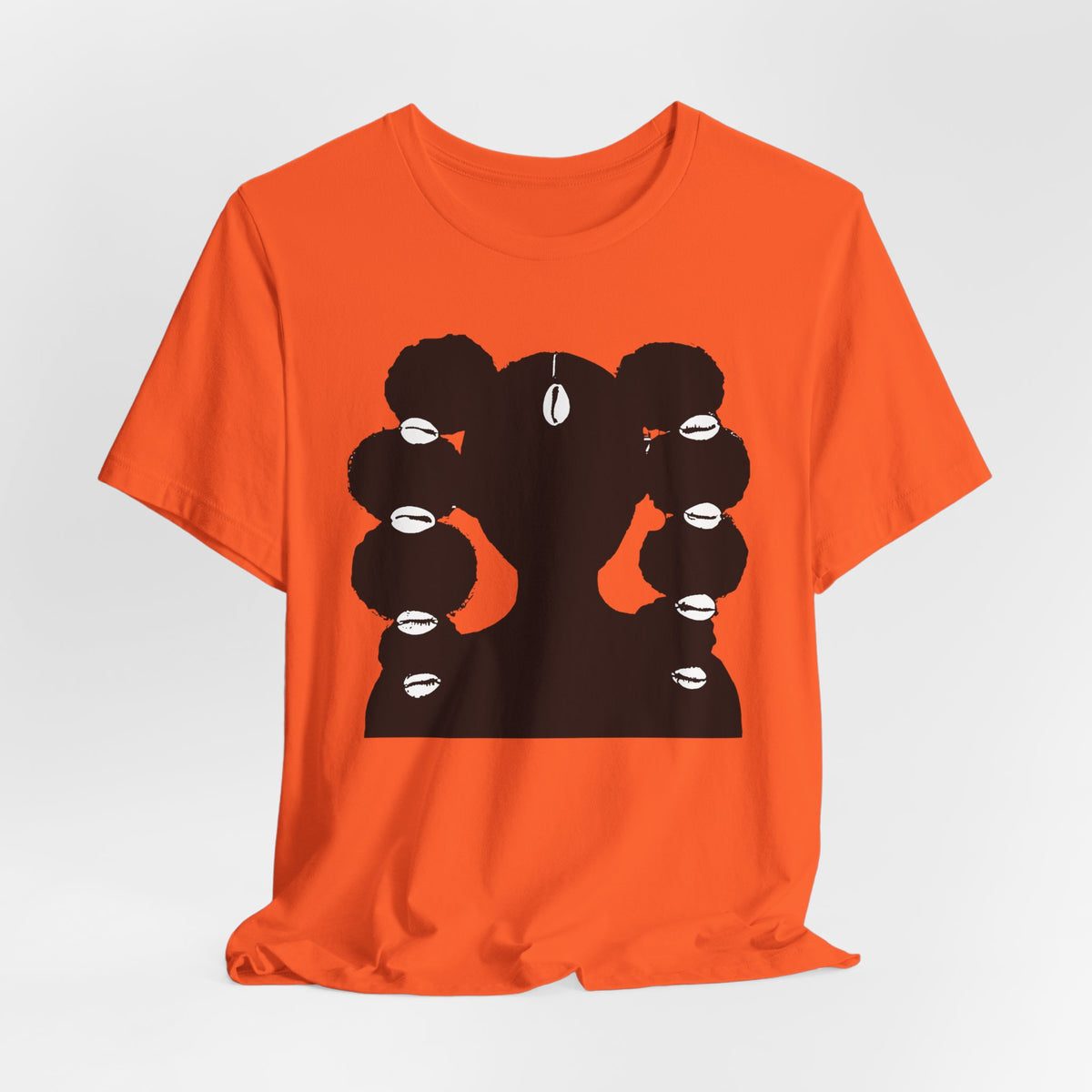 Afro Ponytails & Cowries Shells T- Shirt