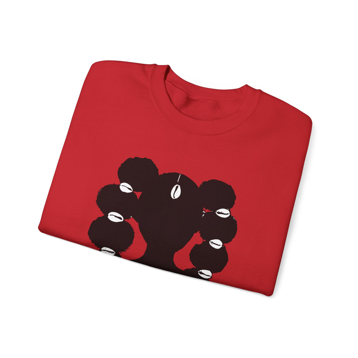 Copy of Fro Hawk with Cowrie Shells Crewneck Sweatshirt