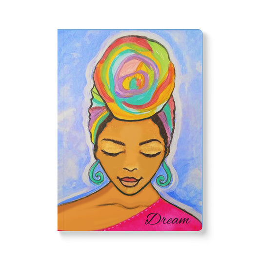 Rainbow Turban Softcover Journal (with Inside Prints)
