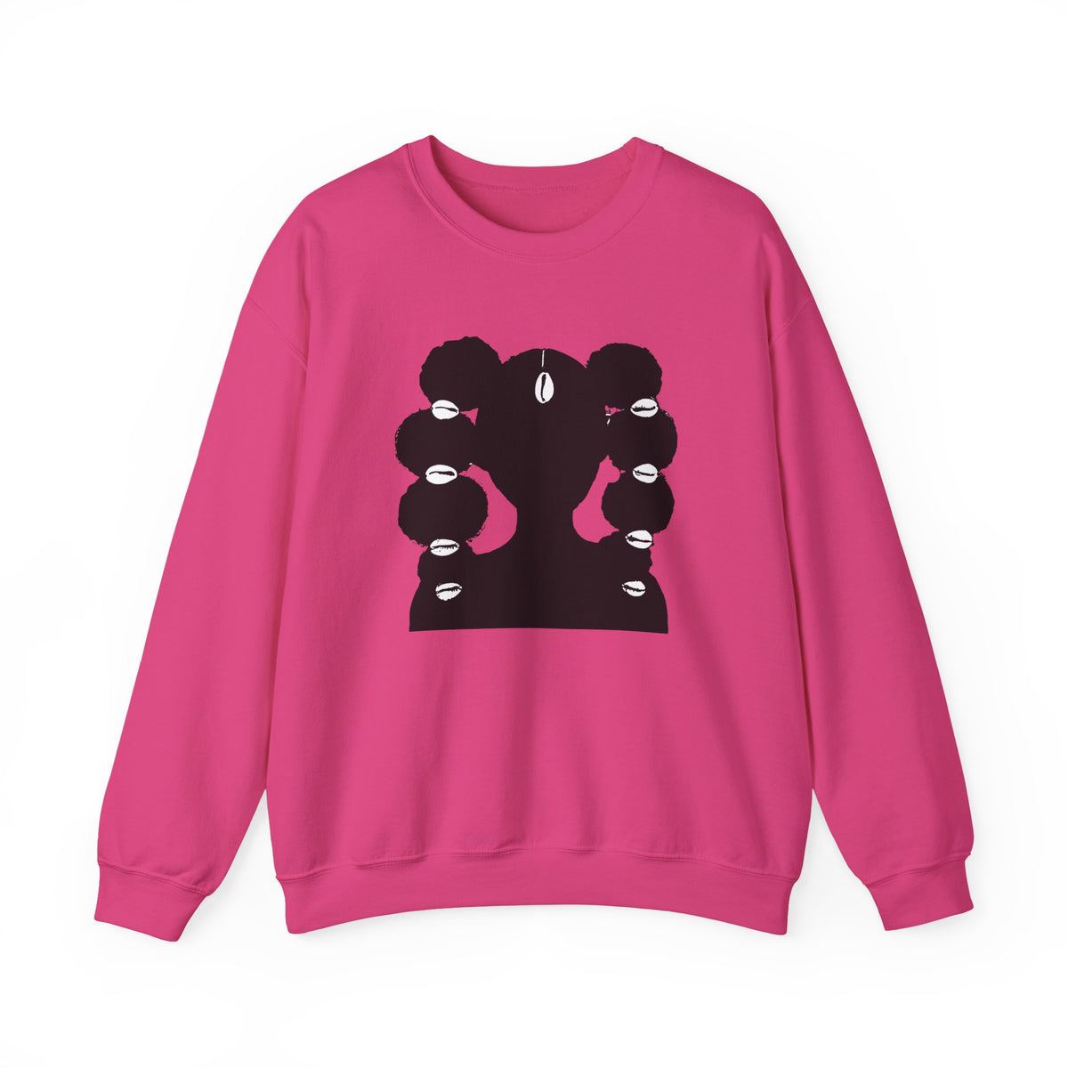 Copy of Fro Hawk with Cowrie Shells Crewneck Sweatshirt