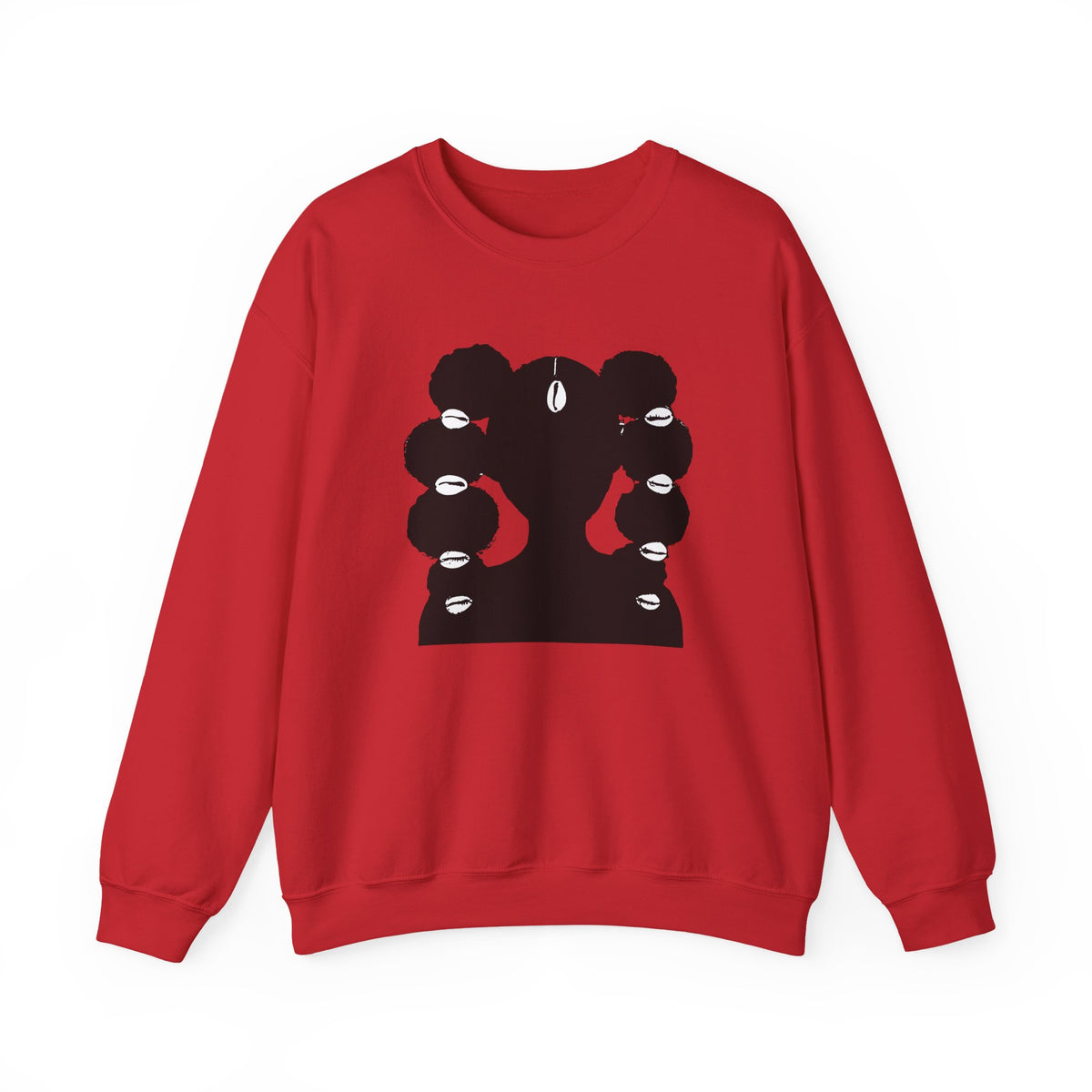 Copy of Fro Hawk with Cowrie Shells Crewneck Sweatshirt
