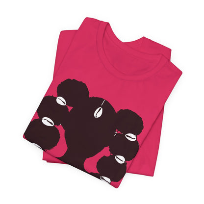 Afro Ponytails & Cowries Shells T- Shirt