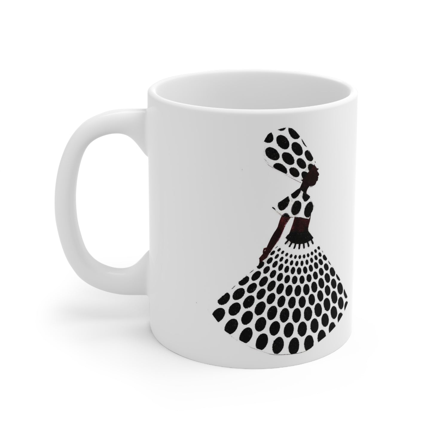 Black Princess Mug 11oz - Yes Lioness Arts