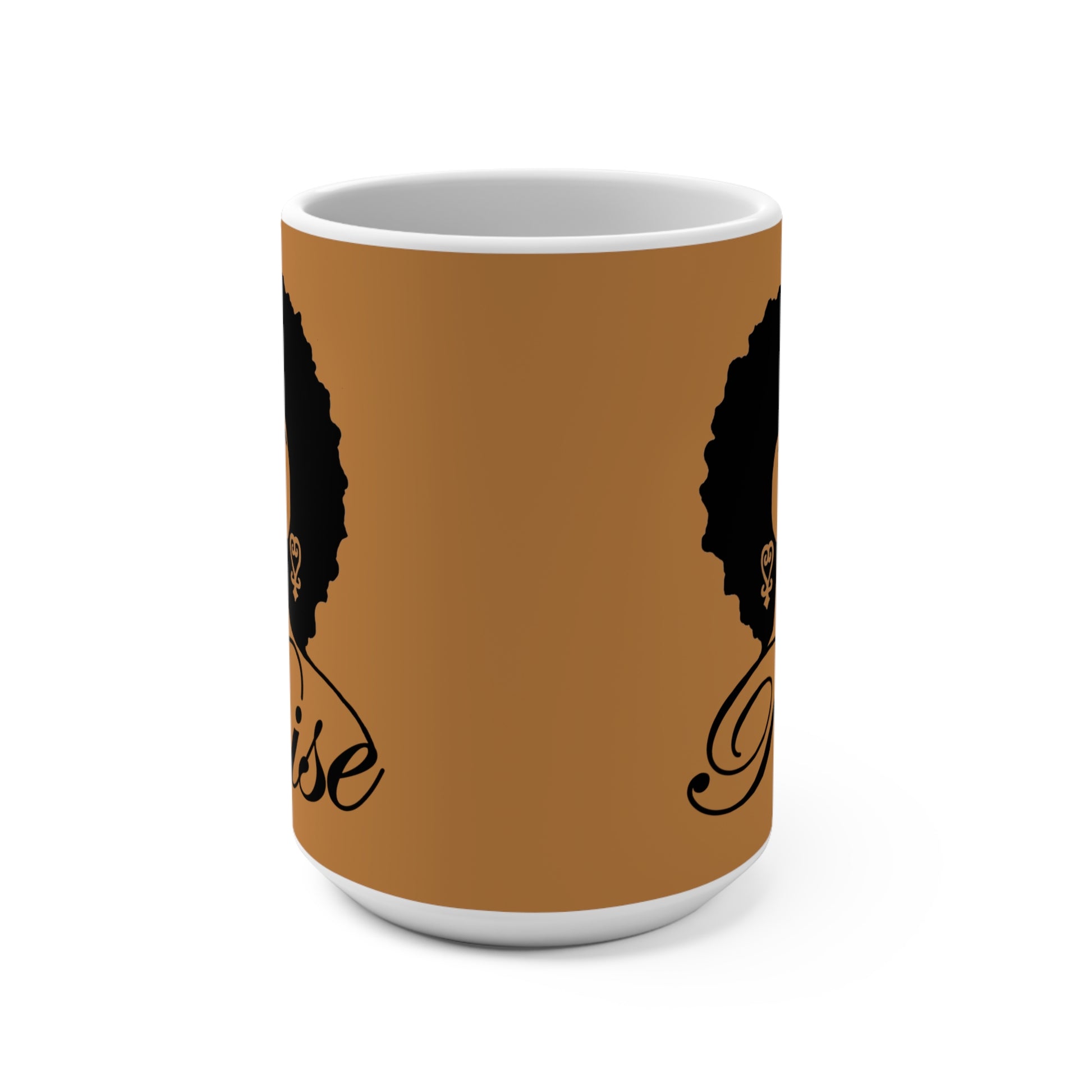 Brown Rise Mug 15oz - Yes Lioness Arts