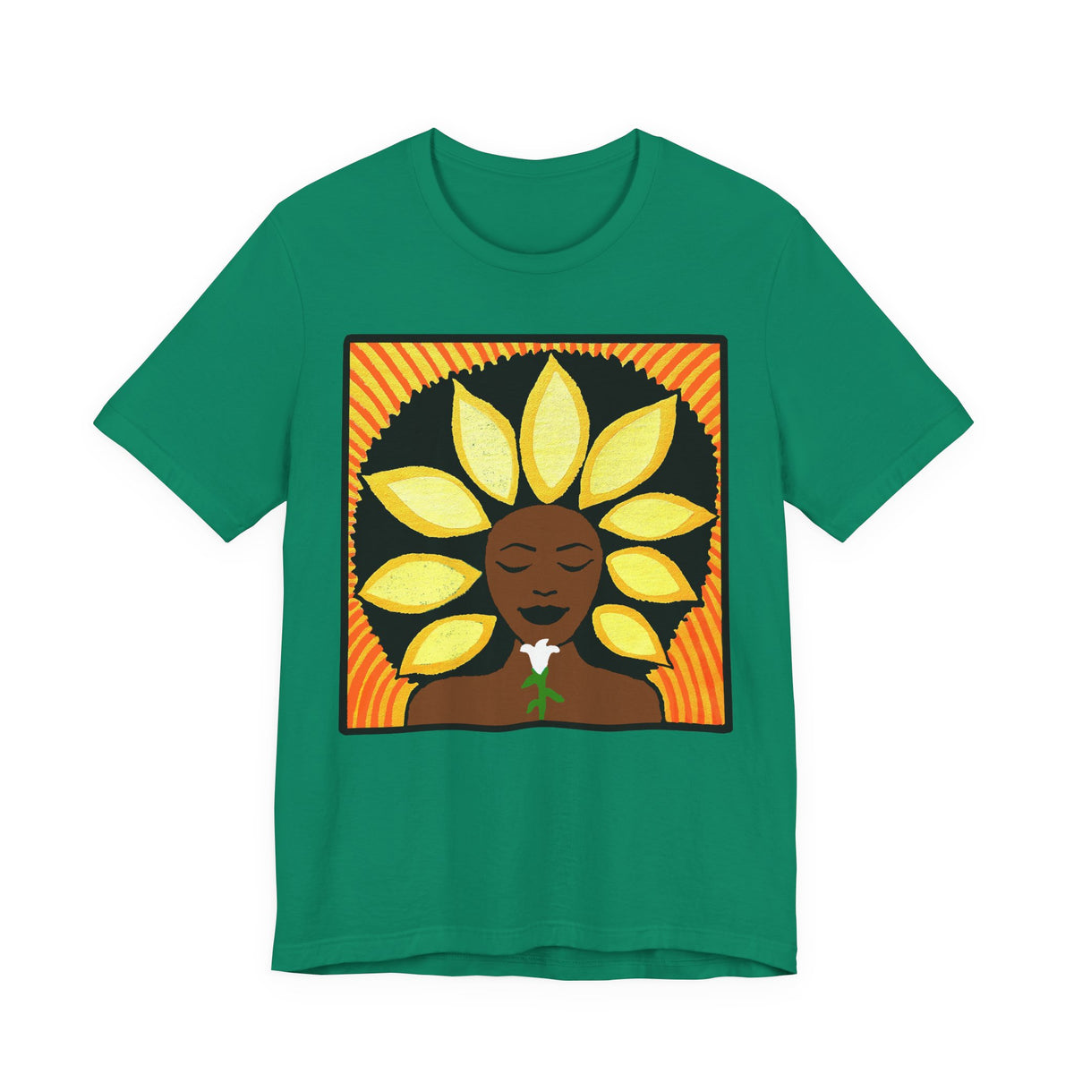 The Sunflower Crewneck T- Shirt