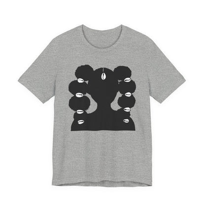 Afro Ponytails & Cowries Shells T- Shirt