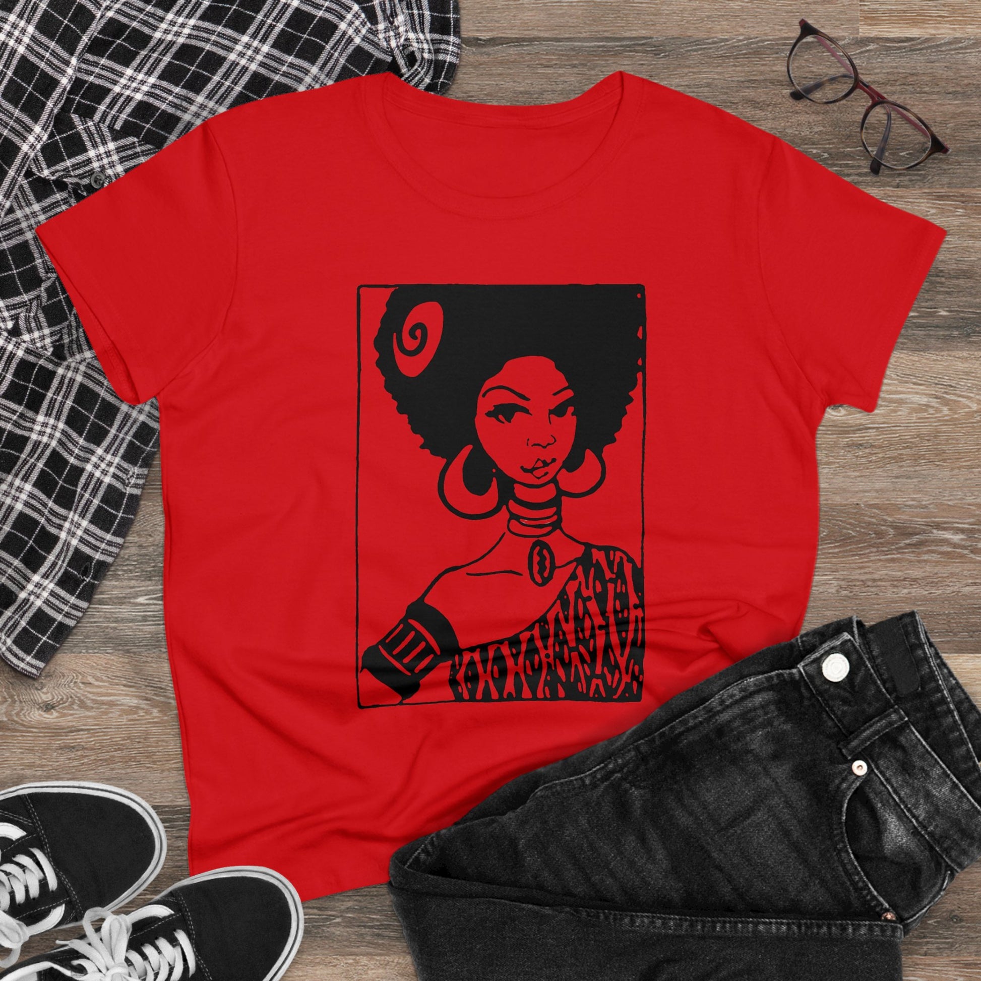 The Sassy Nzinga Tee - Yes Lioness Arts