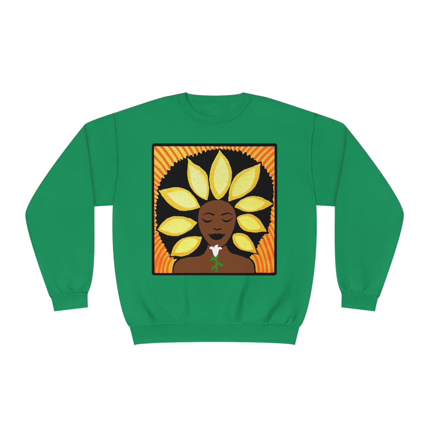 Sunflower Crewneck Sweatshirt - Yes Lioness Arts