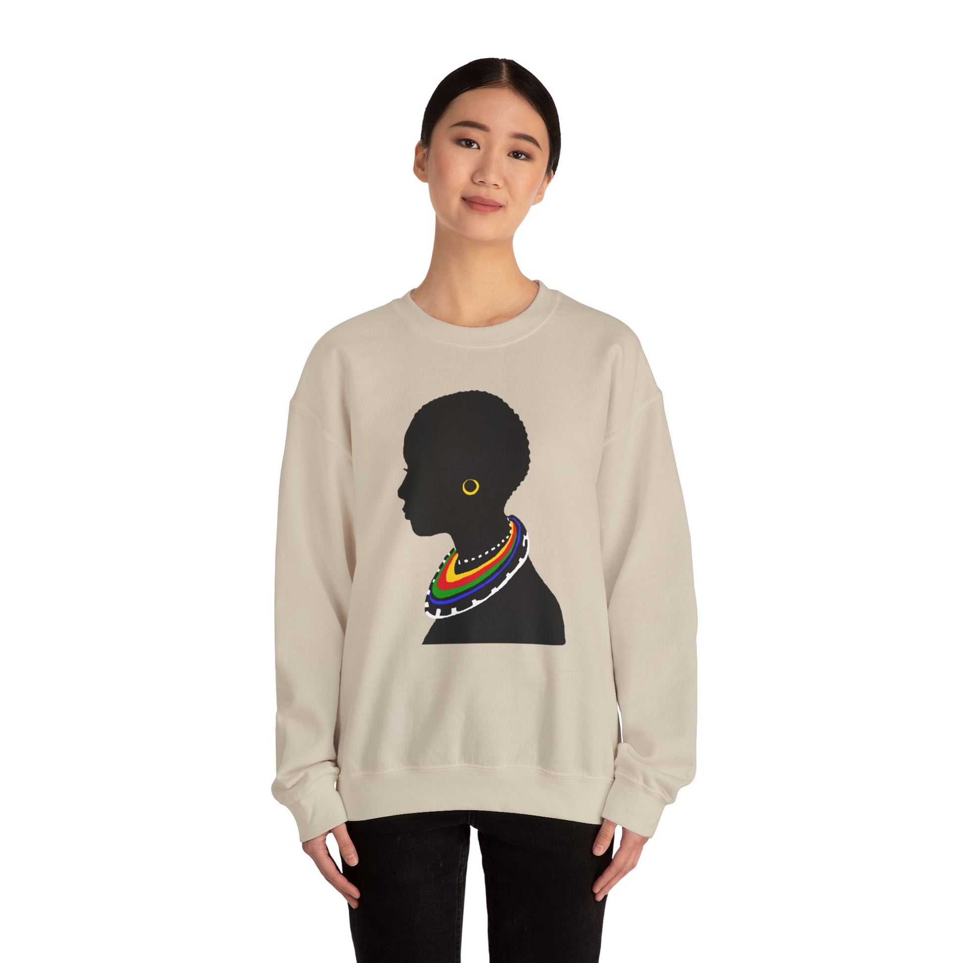 Tribal Crewneck Sweatshirt - Yes Lioness Arts