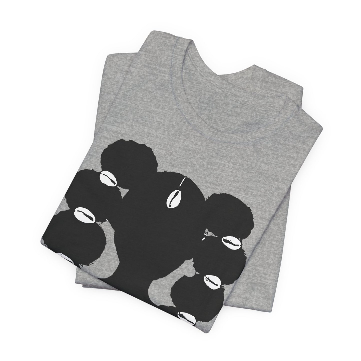 Afro Ponytails & Cowries Shells T- Shirt