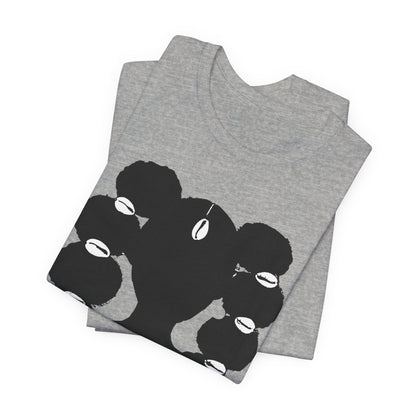 Afro Ponytails & Cowries Shells T- Shirt