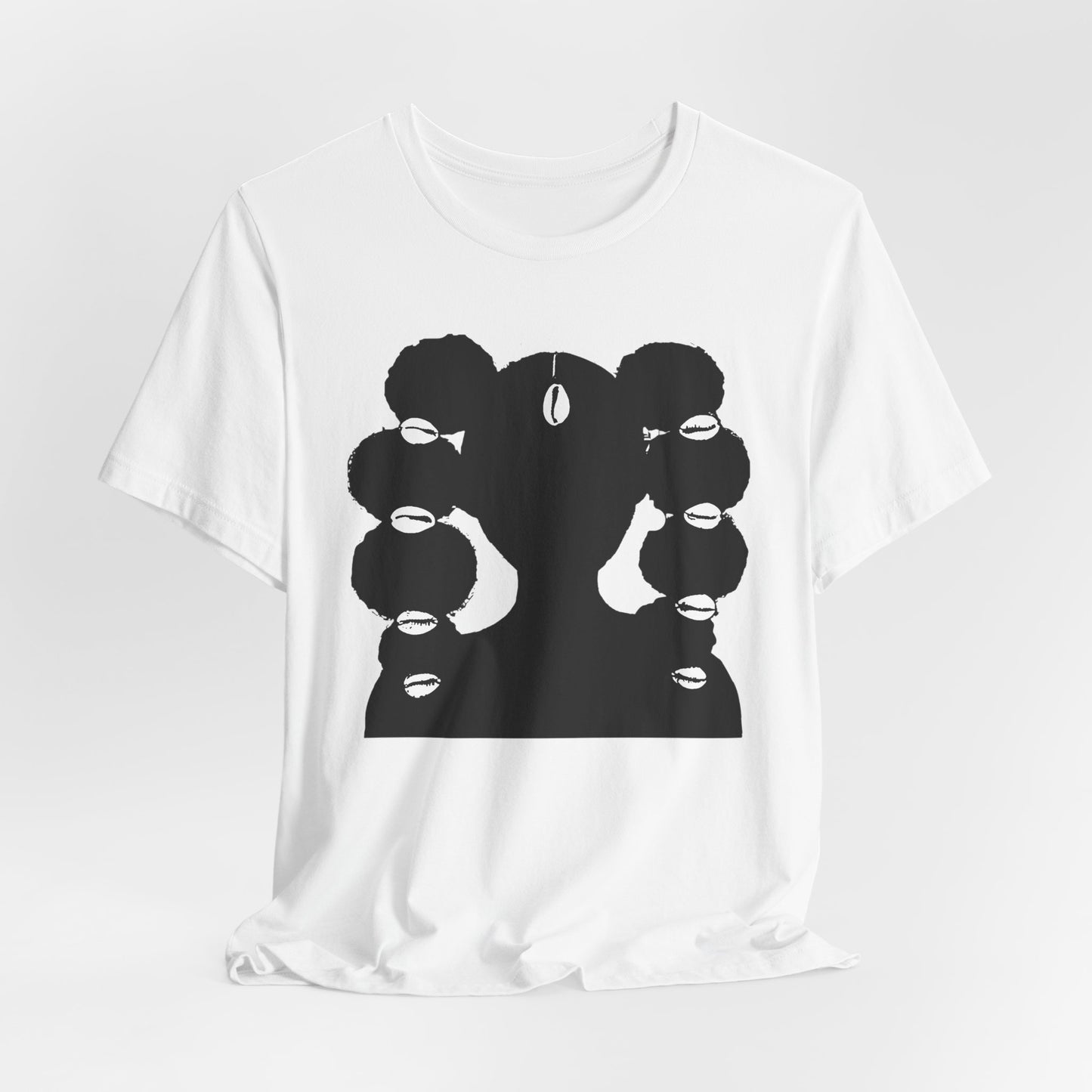 Afro Ponytails & Cowries Shells T- Shirt