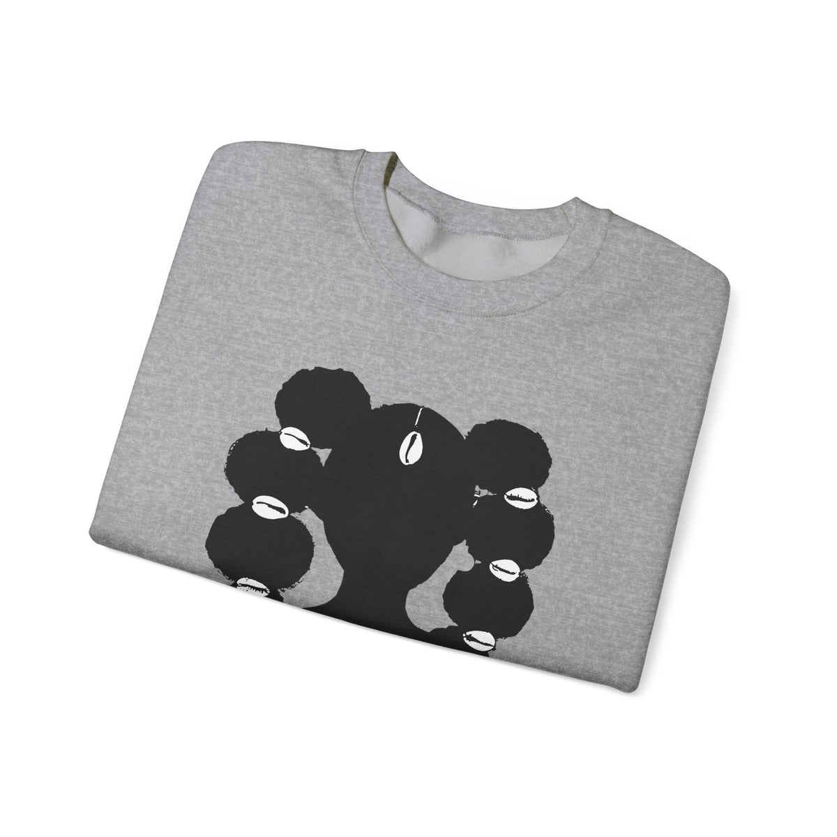 Copy of Fro Hawk with Cowrie Shells Crewneck Sweatshirt
