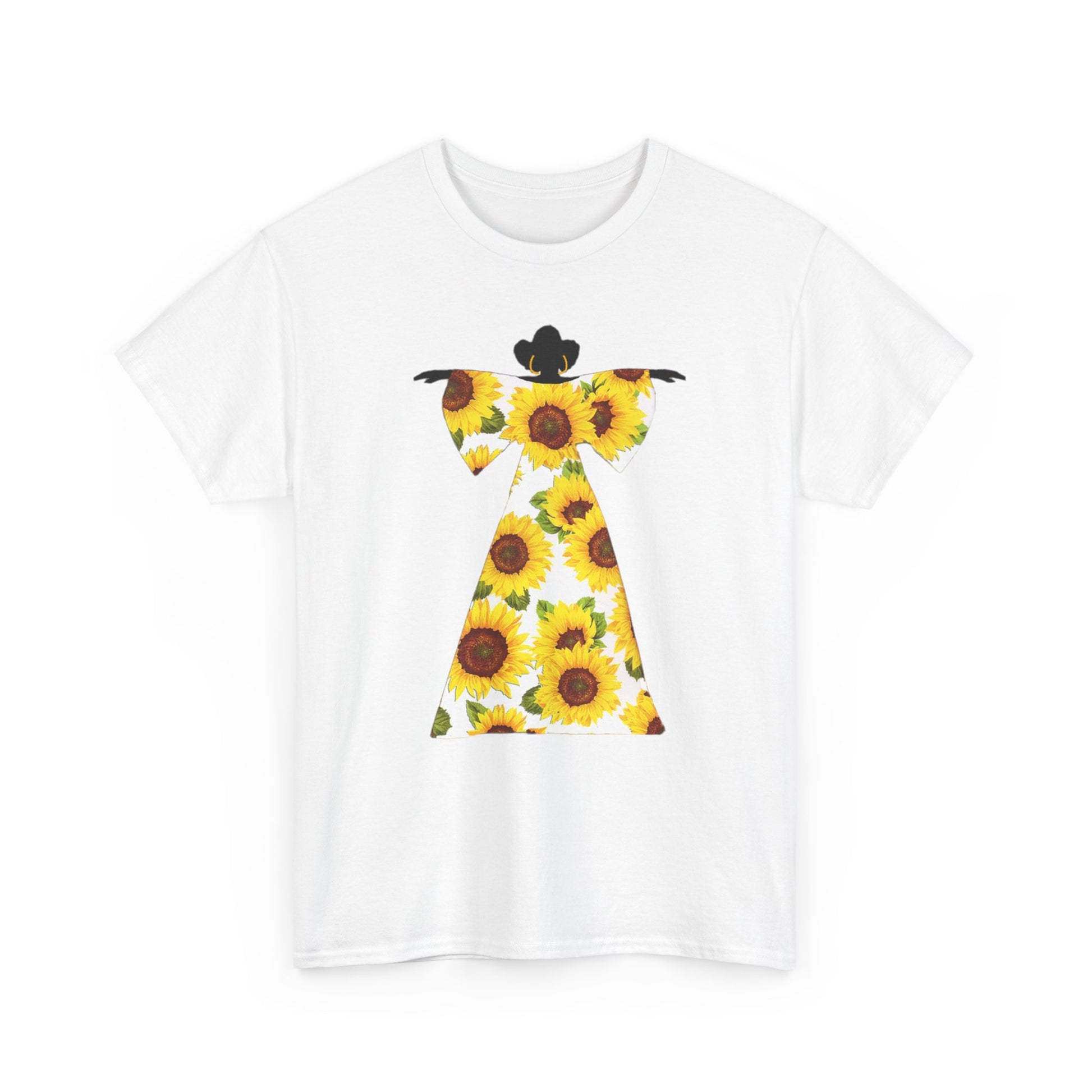 Sunflower Dress Unisex Heavy Cotton Tee - Yes Lioness Arts