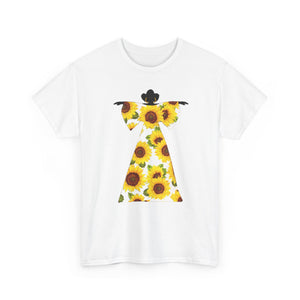 Sunflower Dress Unisex Heavy Cotton Tee