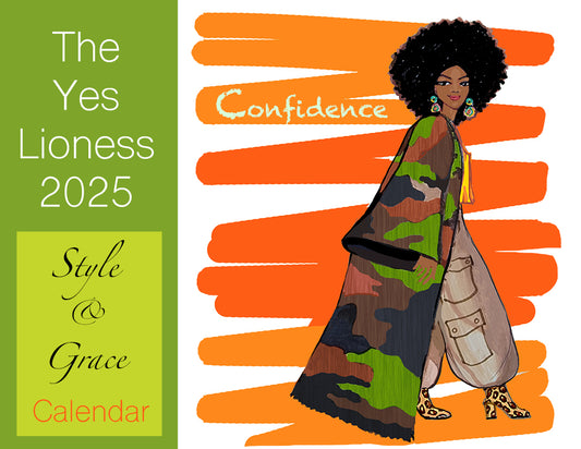 The Yes Lioness Wall Calendar (2025) Style & Grace!