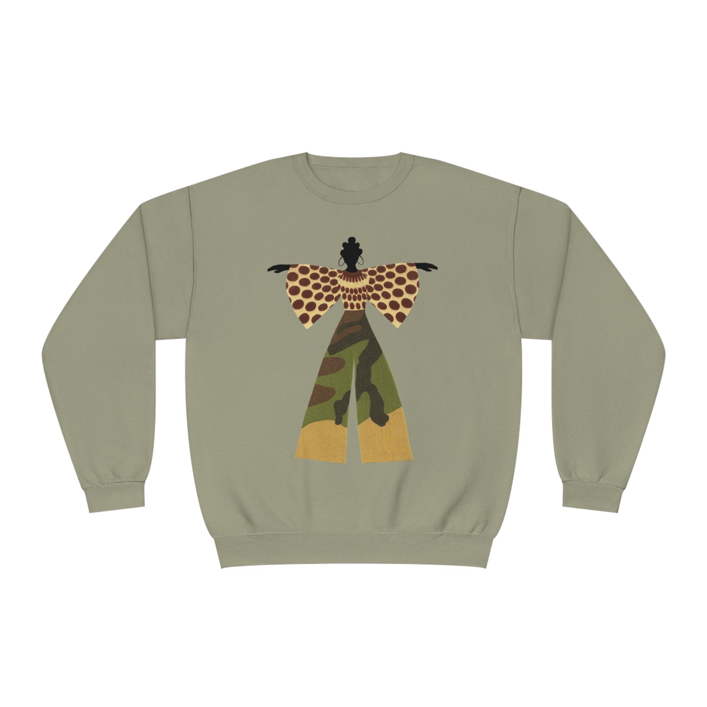 Bantu Crewneck Sweatshirt - Yes Lioness Arts