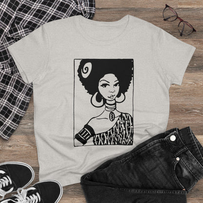 The Sassy Nzinga Tee - Yes Lioness Arts