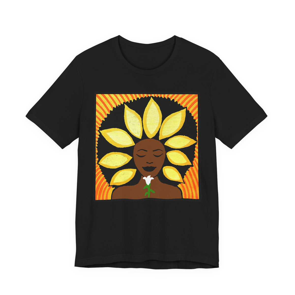 The Sunflower Crewneck T- Shirt