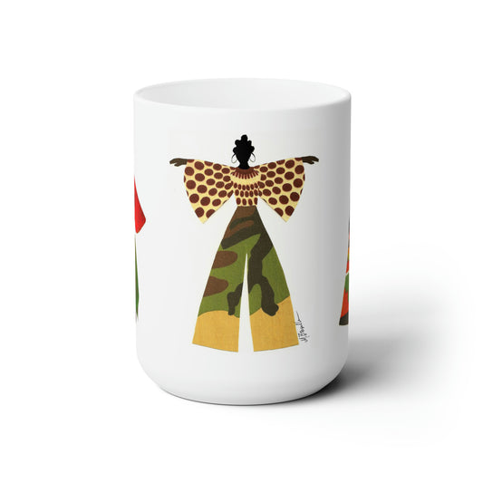 Three Queens Mug 15 oz - Yes Lioness Arts