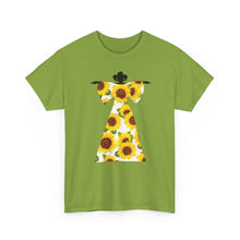 Load image into Gallery viewer, Sunflower Dress Unisex Heavy Cotton Tee