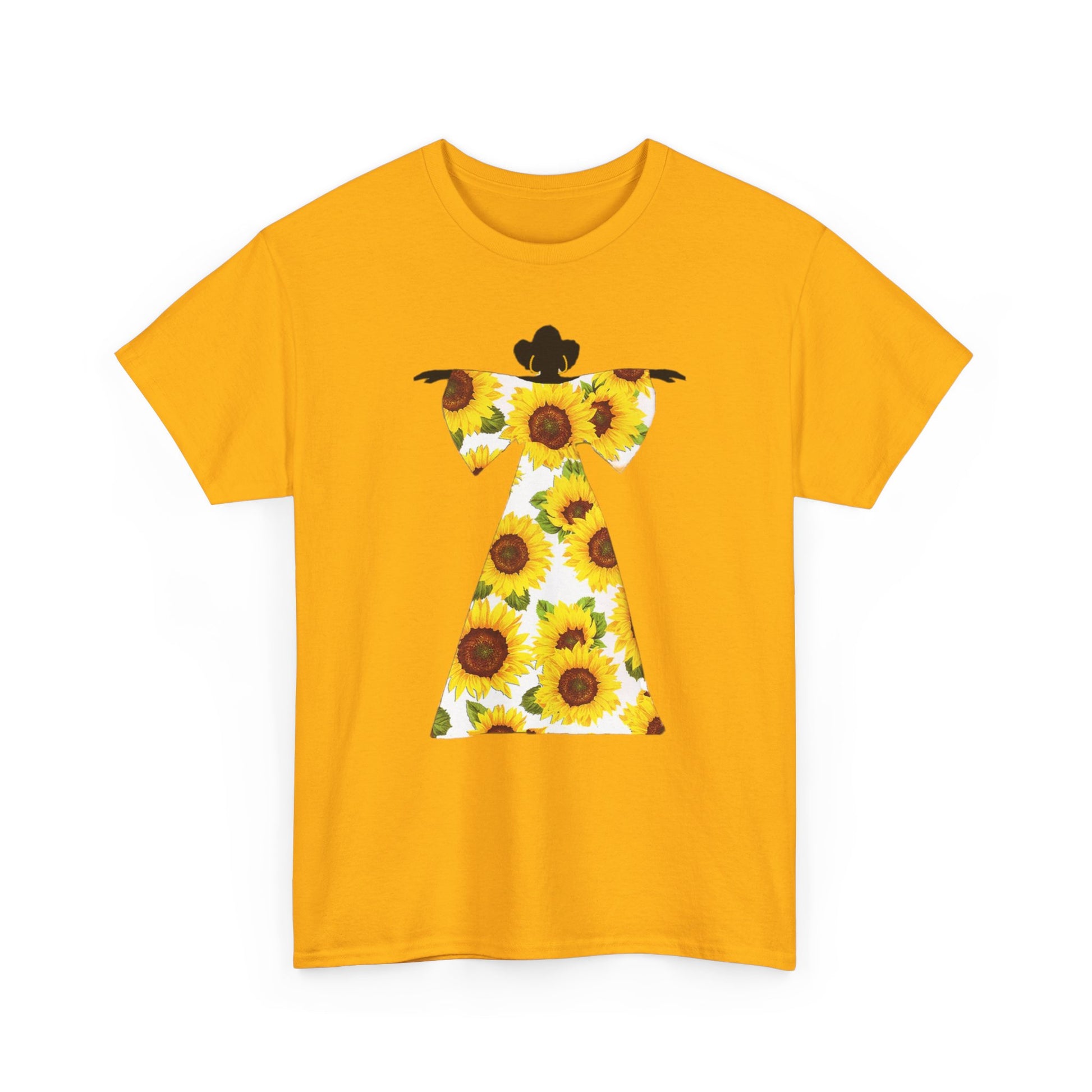 Sunflower Dress Unisex Heavy Cotton Tee - Yes Lioness Arts