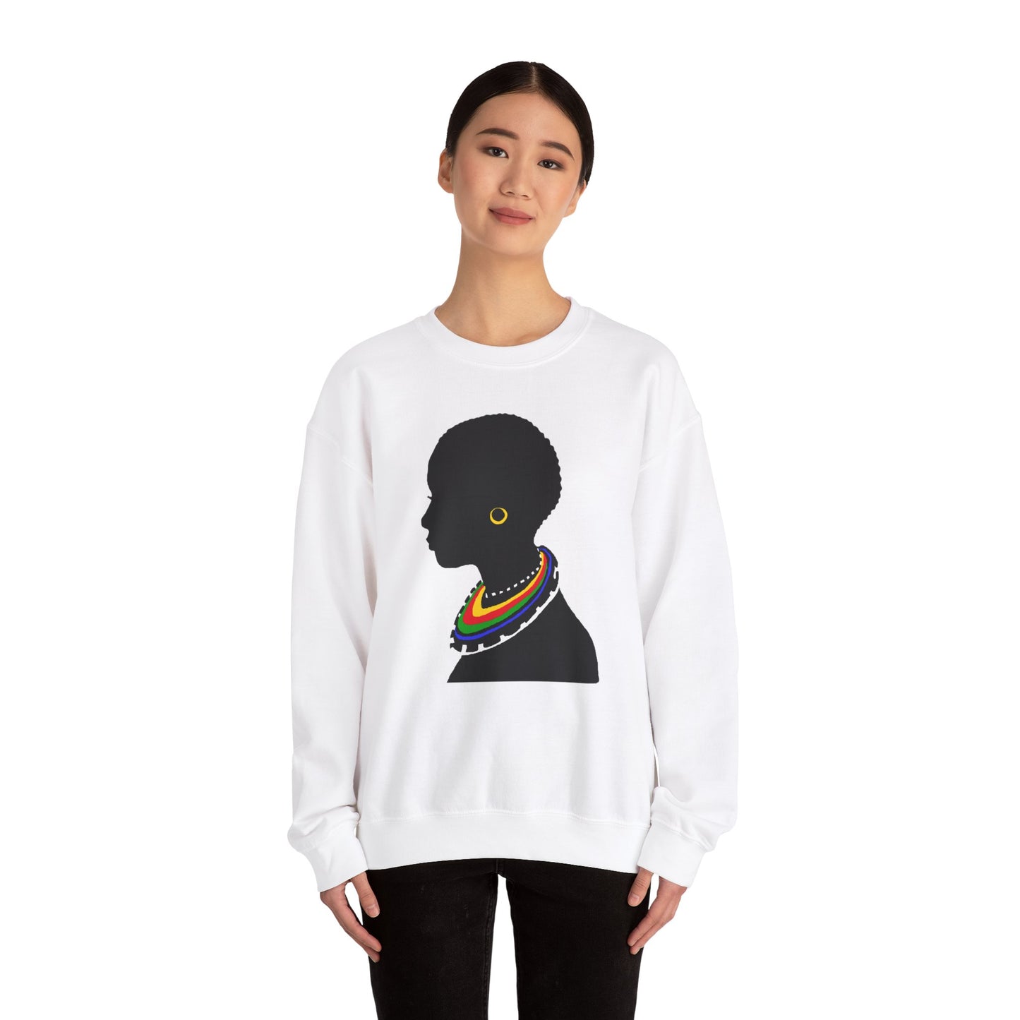 Tribal Crewneck Sweatshirt - Yes Lioness Arts