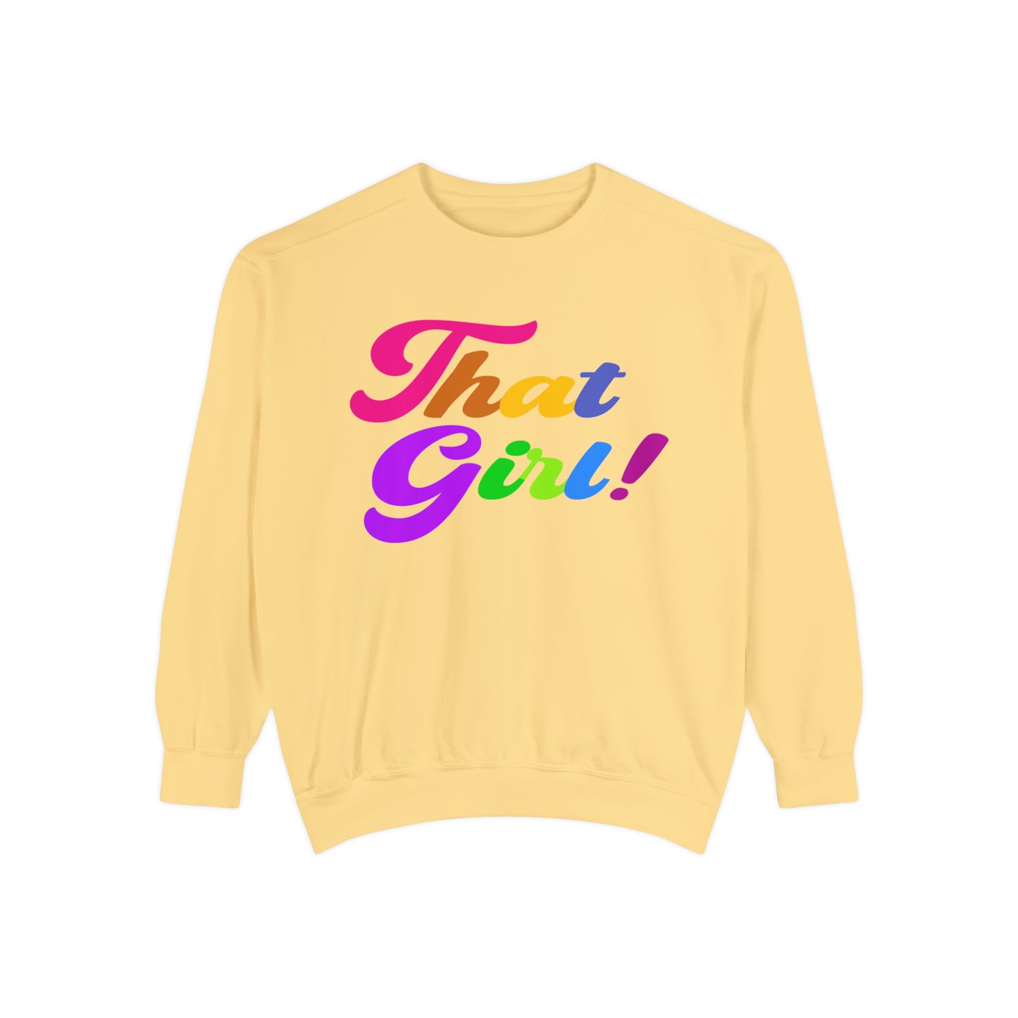 That Girl Sweatshirt Terracotta - Yes Lioness Arts