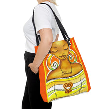 Load image into Gallery viewer, Sankofa Dream Orange Tote Bag