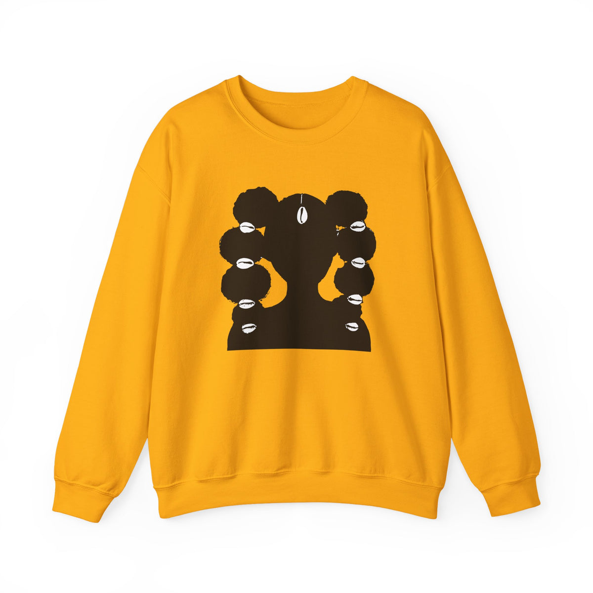 Copy of Fro Hawk with Cowrie Shells Crewneck Sweatshirt