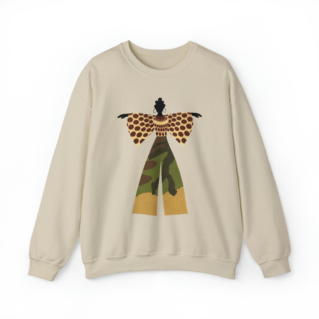 Bantu Crewneck Sweatshirt in Sand