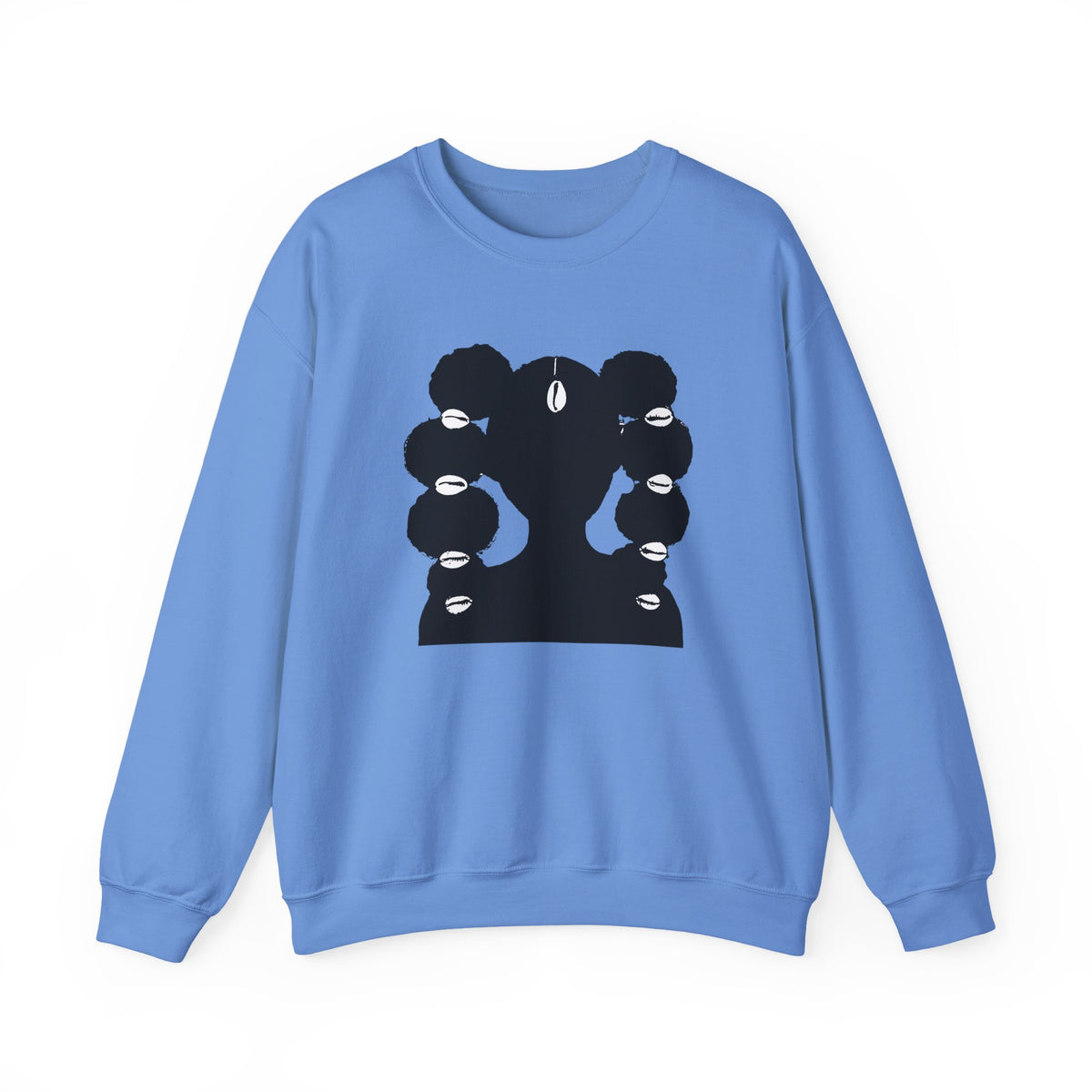 Copy of Fro Hawk with Cowrie Shells Crewneck Sweatshirt